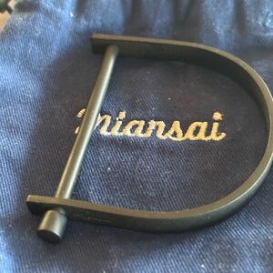 Miansai Matte Black D-Shaped Cuff